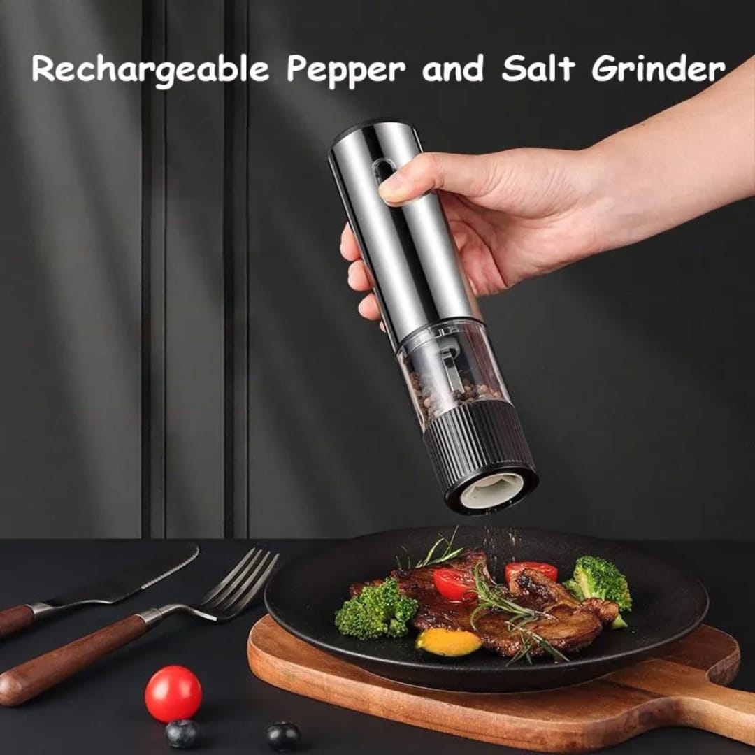 Electric Pepper & Spice Grinder – Automatic Kitchen Spice Grinder (Imported from China)