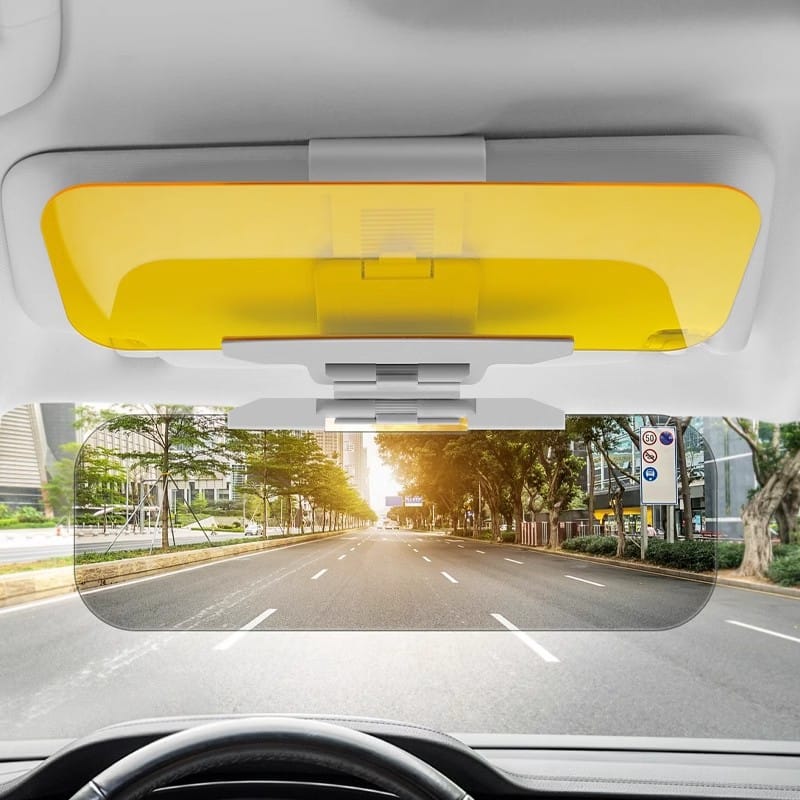 Premium Car Anti-Glare Sun Visor – Day & Night Vision Protector